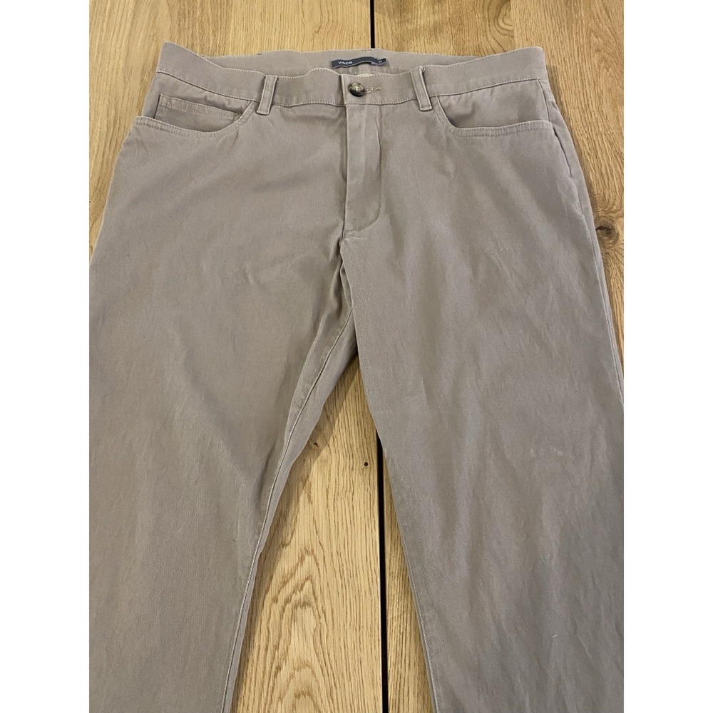Vince Beige Straight Leg Chino Pants Men's Size 34 Style MR777-2084*